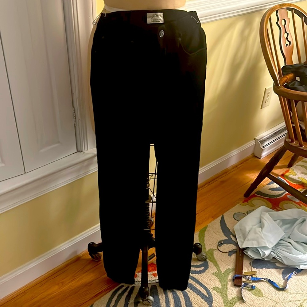 NWT j.Crew hi-rise toothpick Jean black TALL